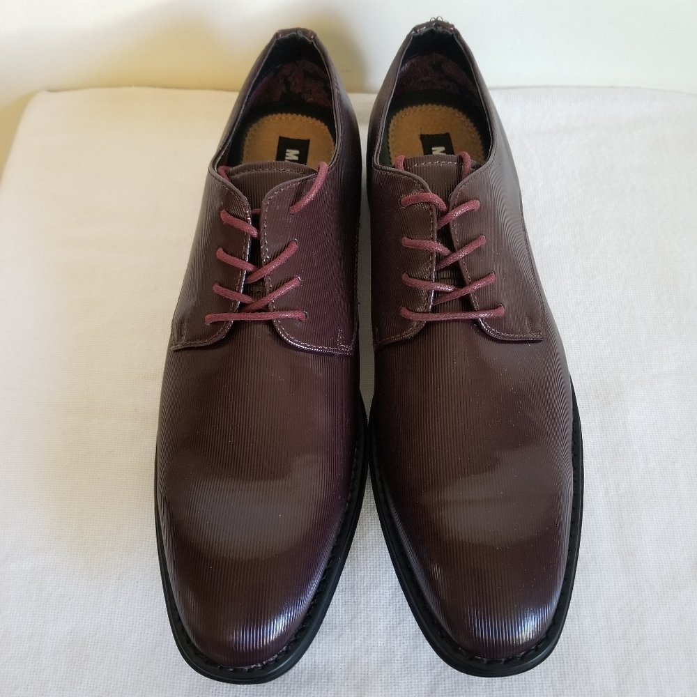 New Steve Madden Crakke Maroon Oxford Sz 11